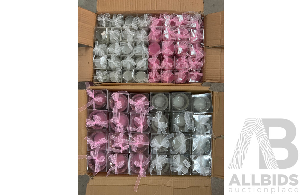 Decorative Scented Candle in Glass - Lot of 208