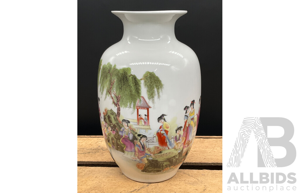 Assorted China Jingdezhen Ceramics Vases - Lot of 6