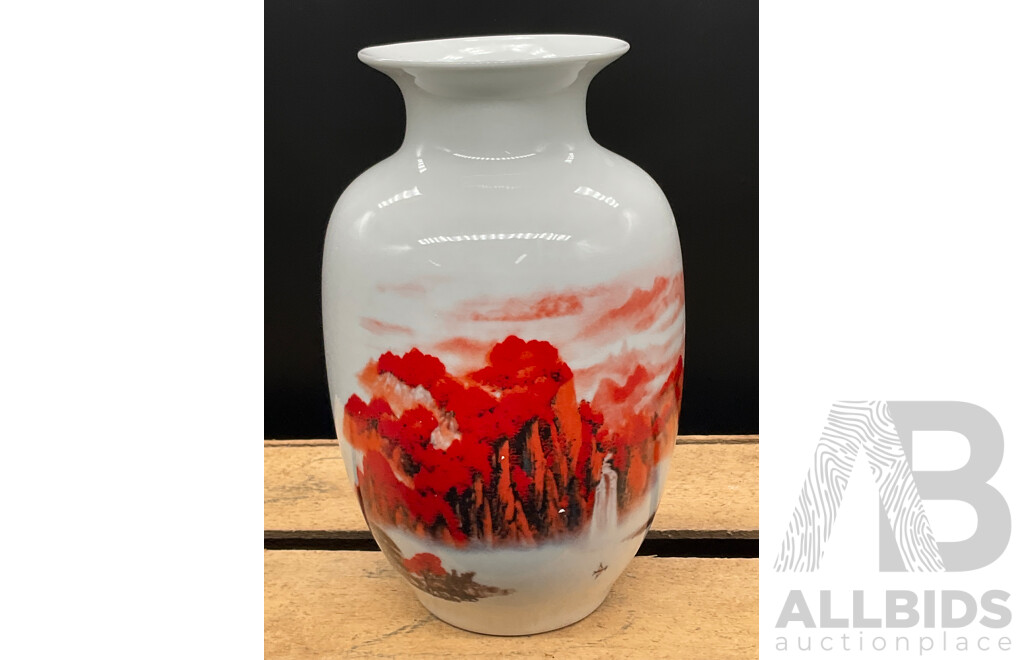 Assorted China Jingdezhen Ceramics Vases - Lot of 6