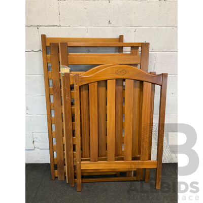 CROYEARS Wooden Baby Cot