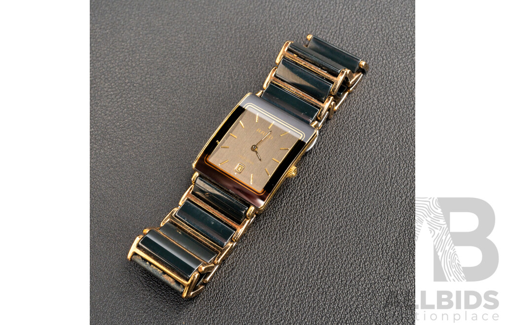 Rado Dia Star Ladies Watch, 160.0281.3N, Black/gold Tone Ceramic