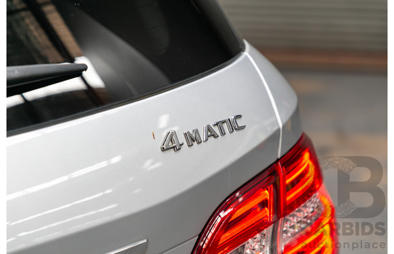 3/2014 Mercedes Benz ML 400 (4x4) AMG Sports Pack 166 MY14 4d Wagon Iridium Silver Metallic Twin Turbo V6 3.0L