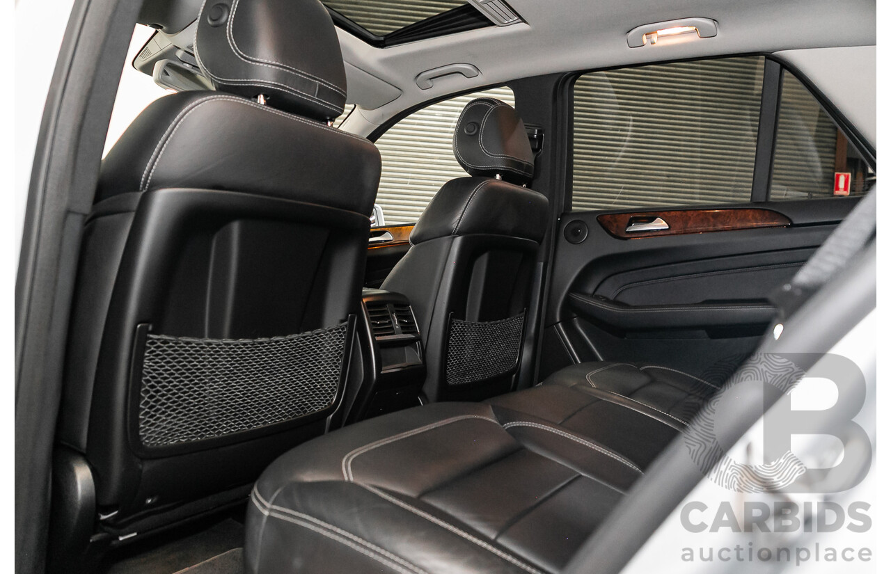 3/2014 Mercedes Benz ML 400 (4x4) AMG Sports Pack 166 MY14 4d Wagon Iridium Silver Metallic Twin Turbo V6 3.0L