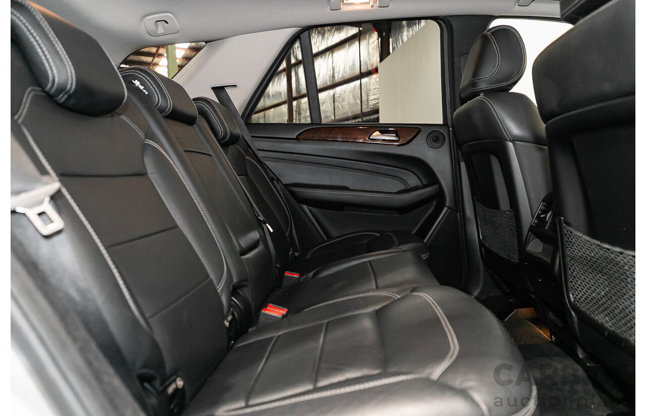 3/2014 Mercedes Benz ML 400 (4x4) AMG Sports Pack 166 MY14 4d Wagon Iridium Silver Metallic Twin Turbo V6 3.0L