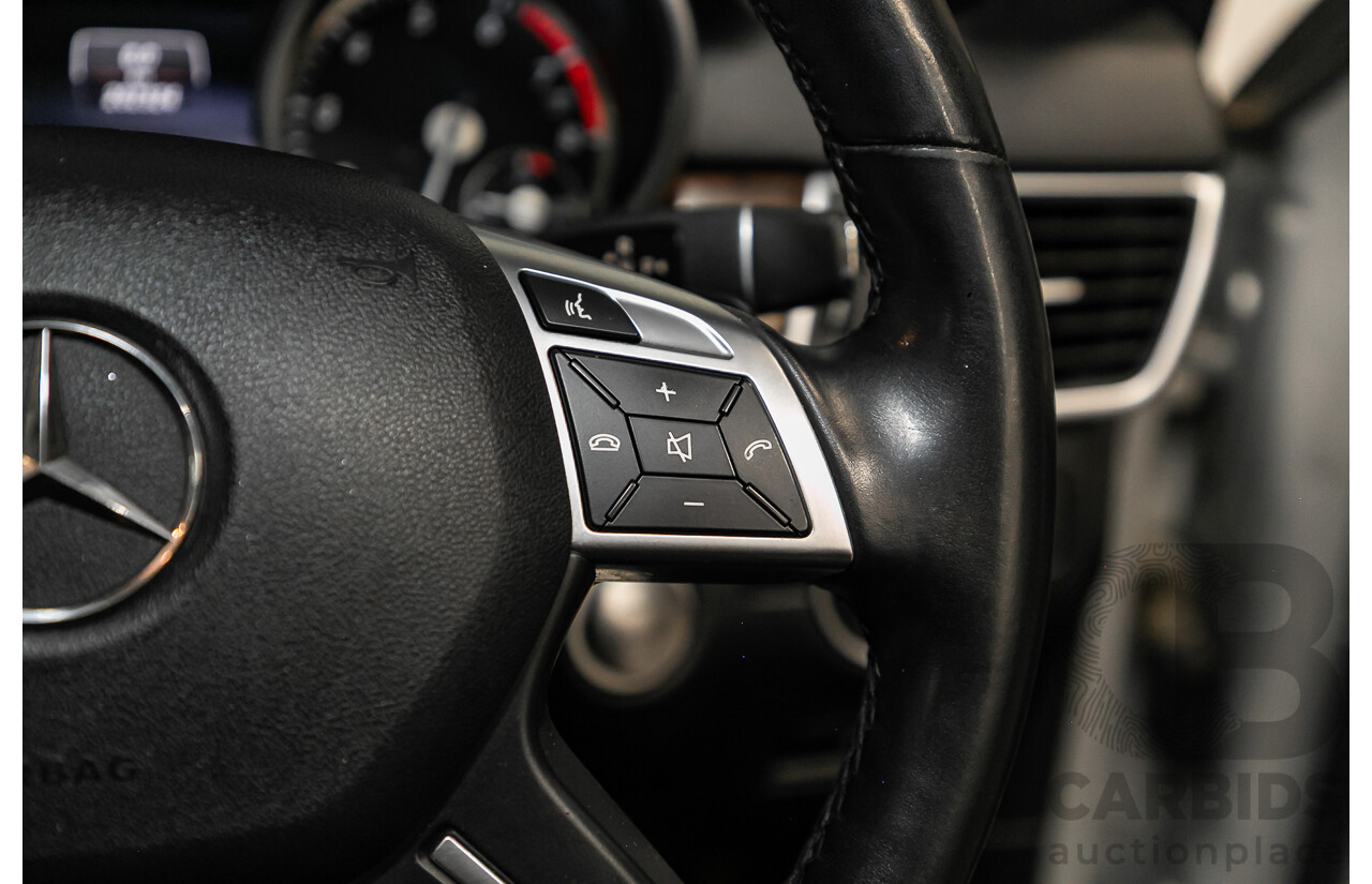 3/2014 Mercedes Benz ML 400 (4x4) AMG Sports Pack 166 MY14 4d Wagon Iridium Silver Metallic Twin Turbo V6 3.0L