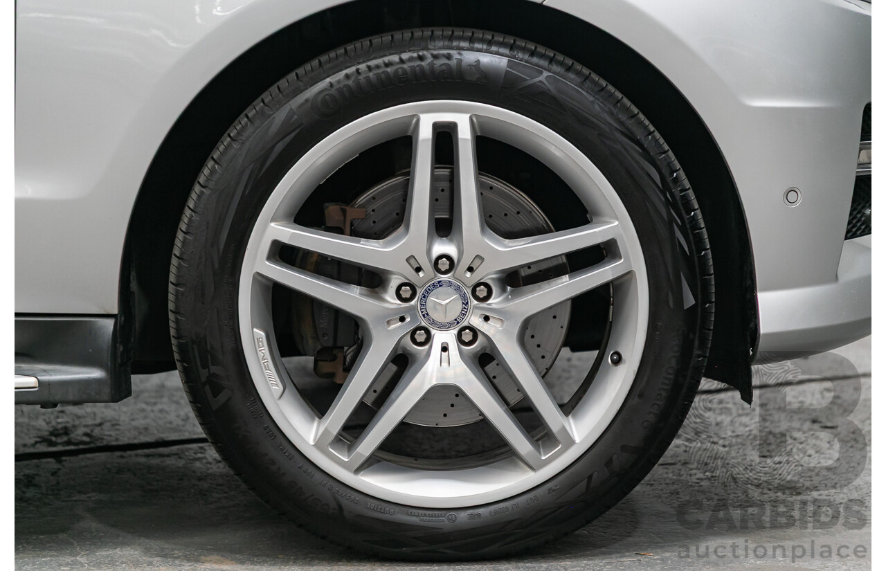 3/2014 Mercedes Benz ML 400 (4x4) AMG Sports Pack 166 MY14 4d Wagon Iridium Silver Metallic Twin Turbo V6 3.0L