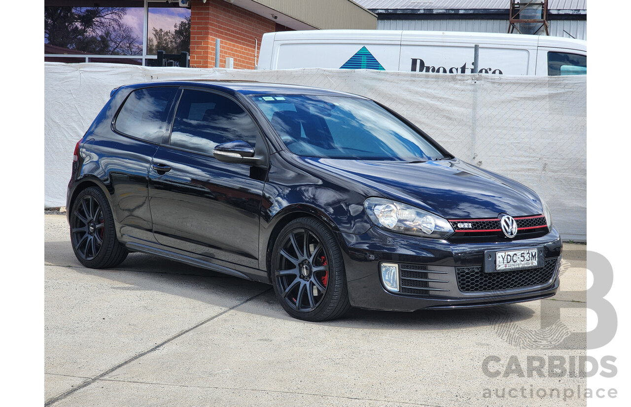 10/2009 Volkswagen Golf GTi 1K MY10 3d Hatchback Black 2.0L