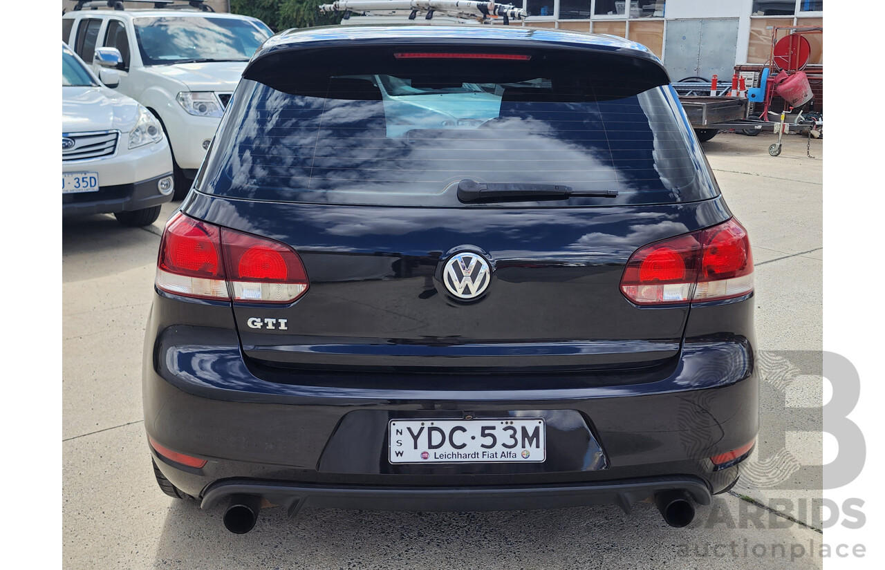 10/2009 Volkswagen Golf GTi 1K MY10 3d Hatchback Black 2.0L