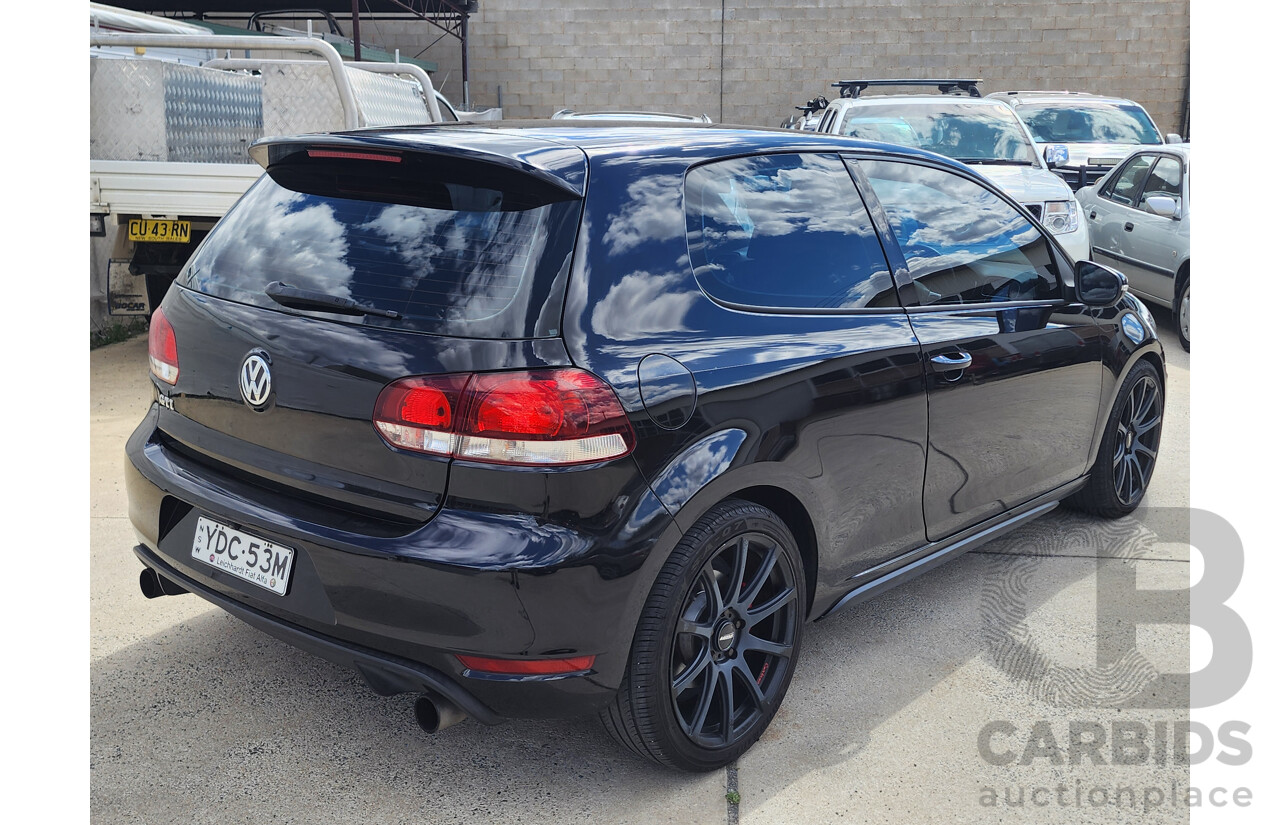 10/2009 Volkswagen Golf GTi 1K MY10 3d Hatchback Black 2.0L