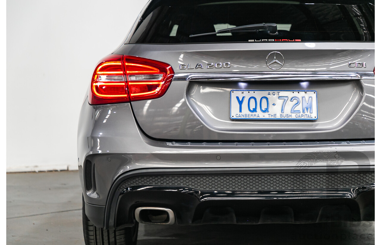 Mercedes-Benz GLA200 CDI AMG Pack X156 MY15 4D Wagon Mountain Grey Metallic Turbo Diesel 2.1L