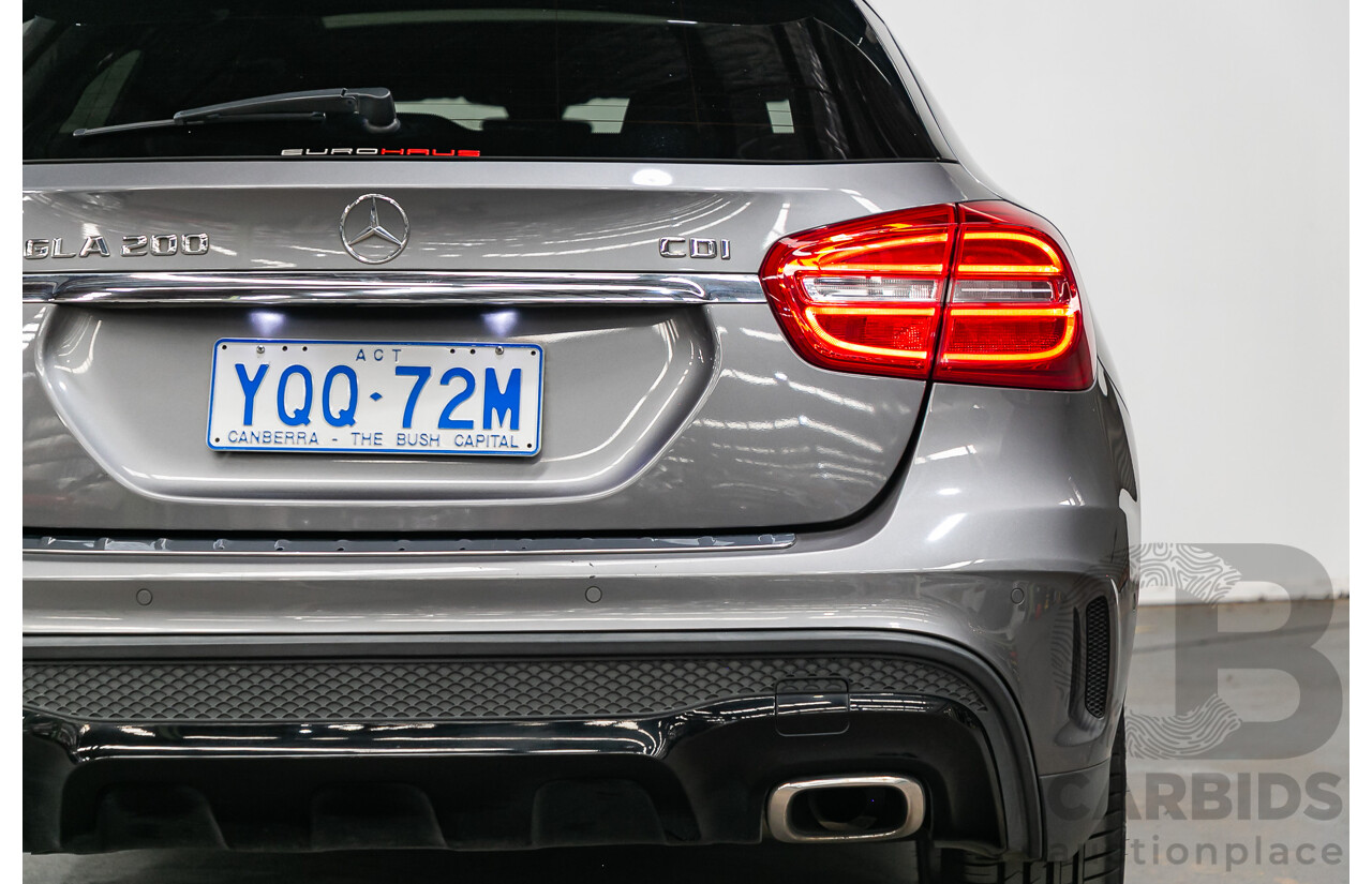 Mercedes-Benz GLA200 CDI AMG Pack X156 MY15 4D Wagon Mountain Grey Metallic Turbo Diesel 2.1L