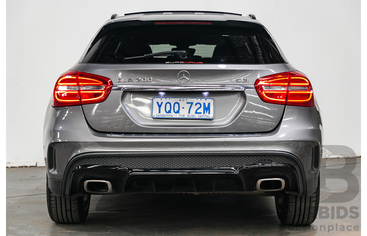 Mercedes-Benz GLA200 CDI AMG Pack X156 MY15 4D Wagon Mountain Grey Metallic Turbo Diesel 2.1L