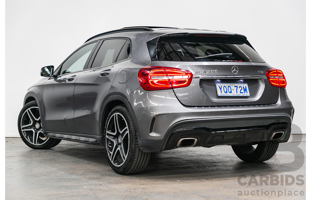 Mercedes-Benz GLA200 CDI AMG Pack X156 MY15 4D Wagon Mountain Grey Metallic Turbo Diesel 2.1L