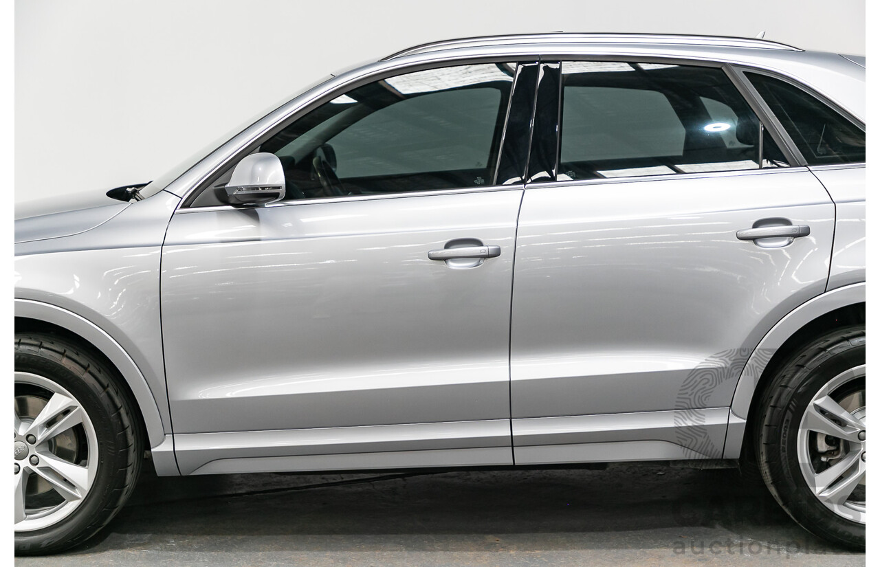 5/2015 Audi Q3 2.0 TFSI SPORT QUATTRO (132kW) AWD 8U MY16 4D Wagon Florett Silver Metallic Turbo 2.0L