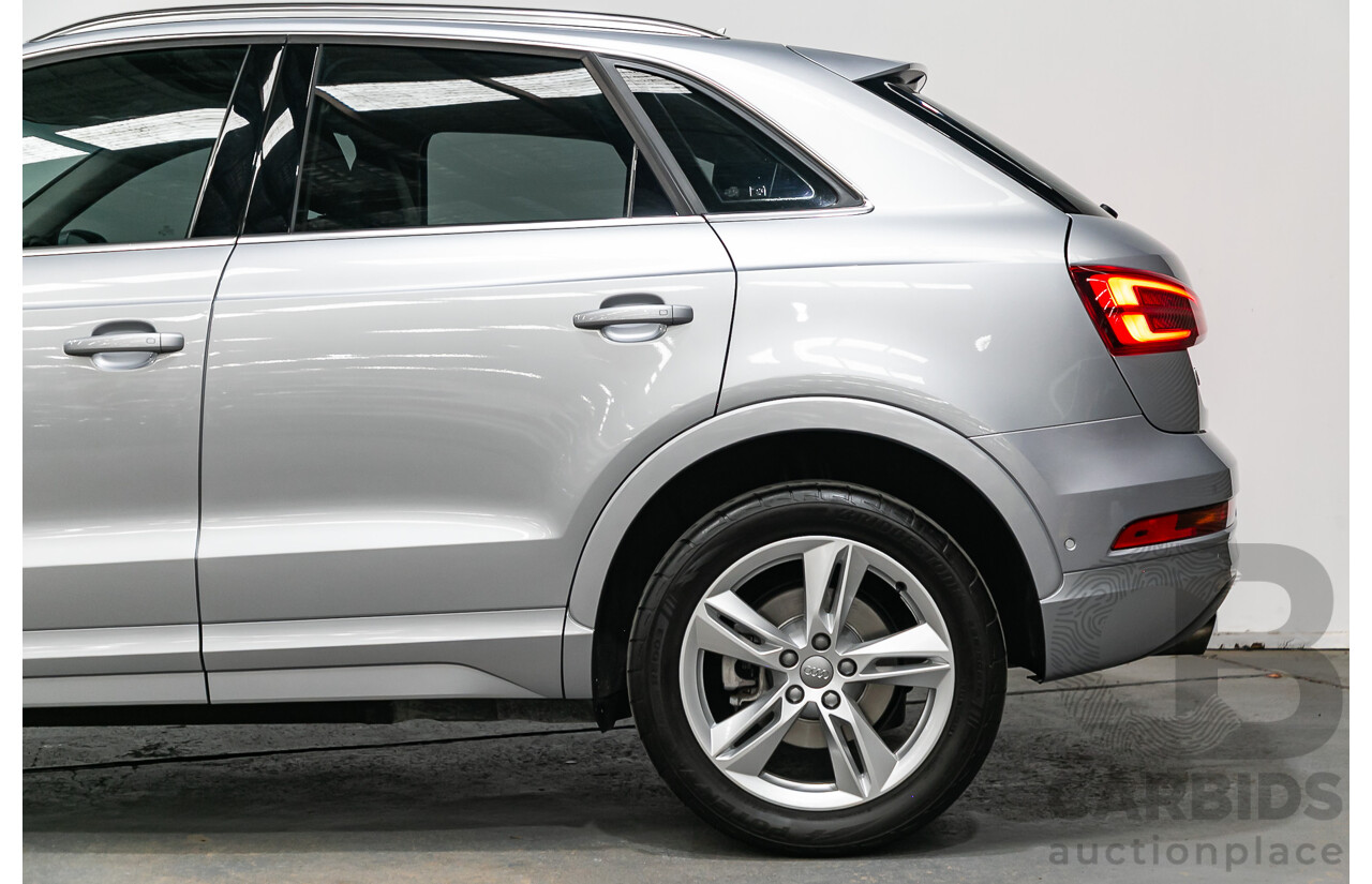 5/2015 Audi Q3 2.0 TFSI SPORT QUATTRO (132kW) AWD 8U MY16 4D Wagon Florett Silver Metallic Turbo 2.0L