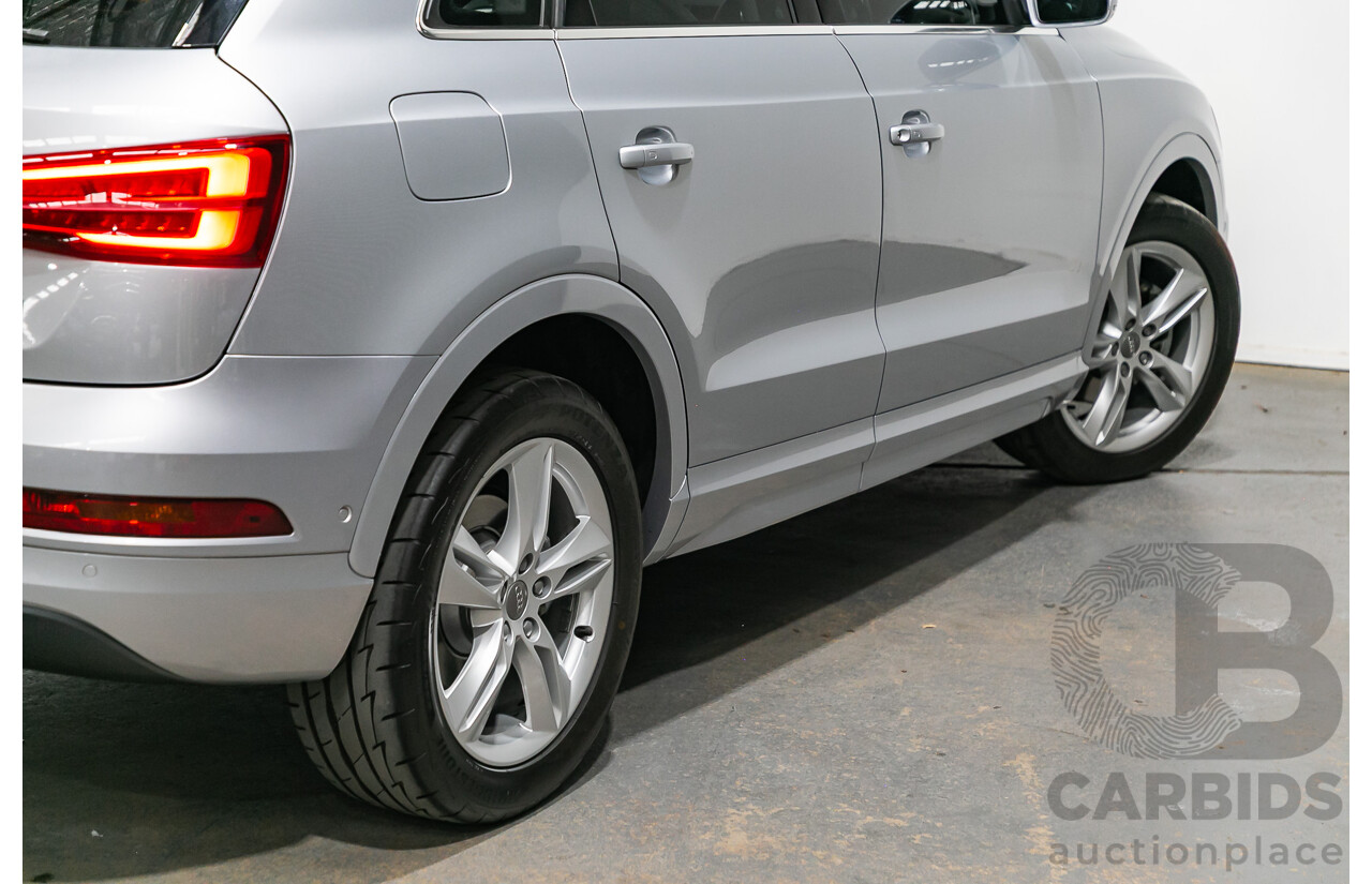 5/2015 Audi Q3 2.0 TFSI SPORT QUATTRO (132kW) AWD 8U MY16 4D Wagon Florett Silver Metallic Turbo 2.0L