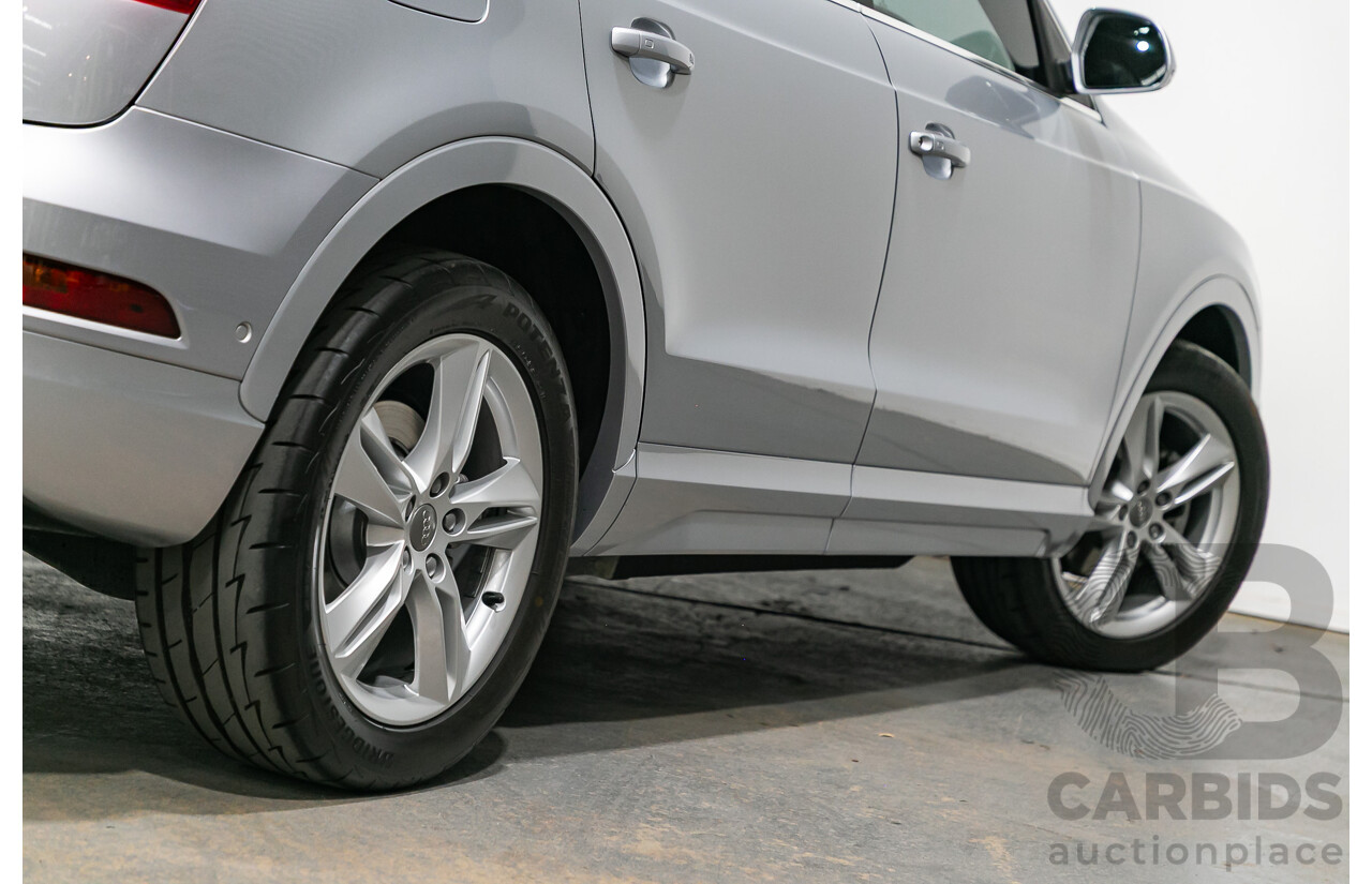 5/2015 Audi Q3 2.0 TFSI SPORT QUATTRO (132kW) AWD 8U MY16 4D Wagon Florett Silver Metallic Turbo 2.0L