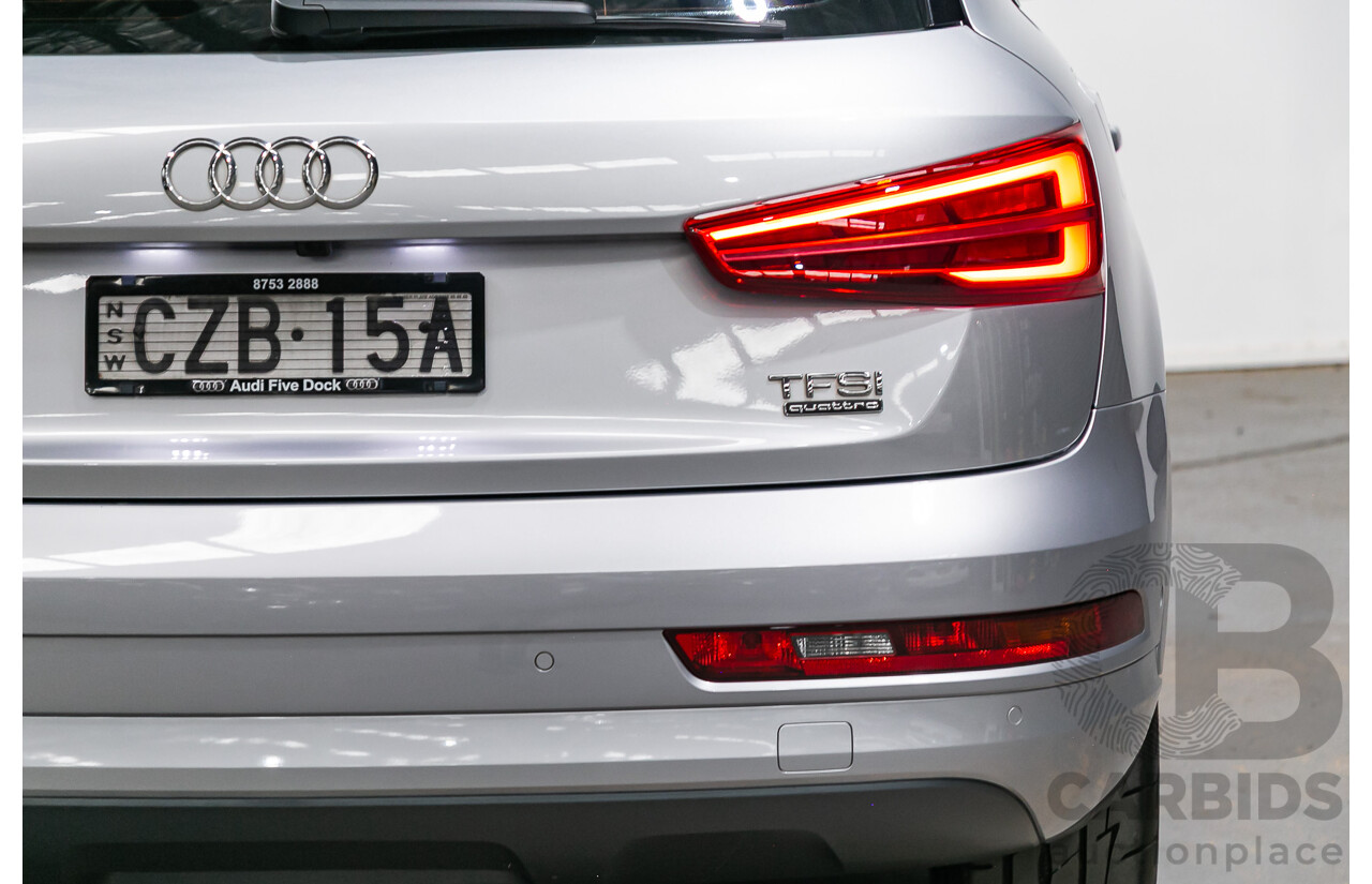5/2015 Audi Q3 2.0 TFSI SPORT QUATTRO (132kW) AWD 8U MY16 4D Wagon Florett Silver Metallic Turbo 2.0L