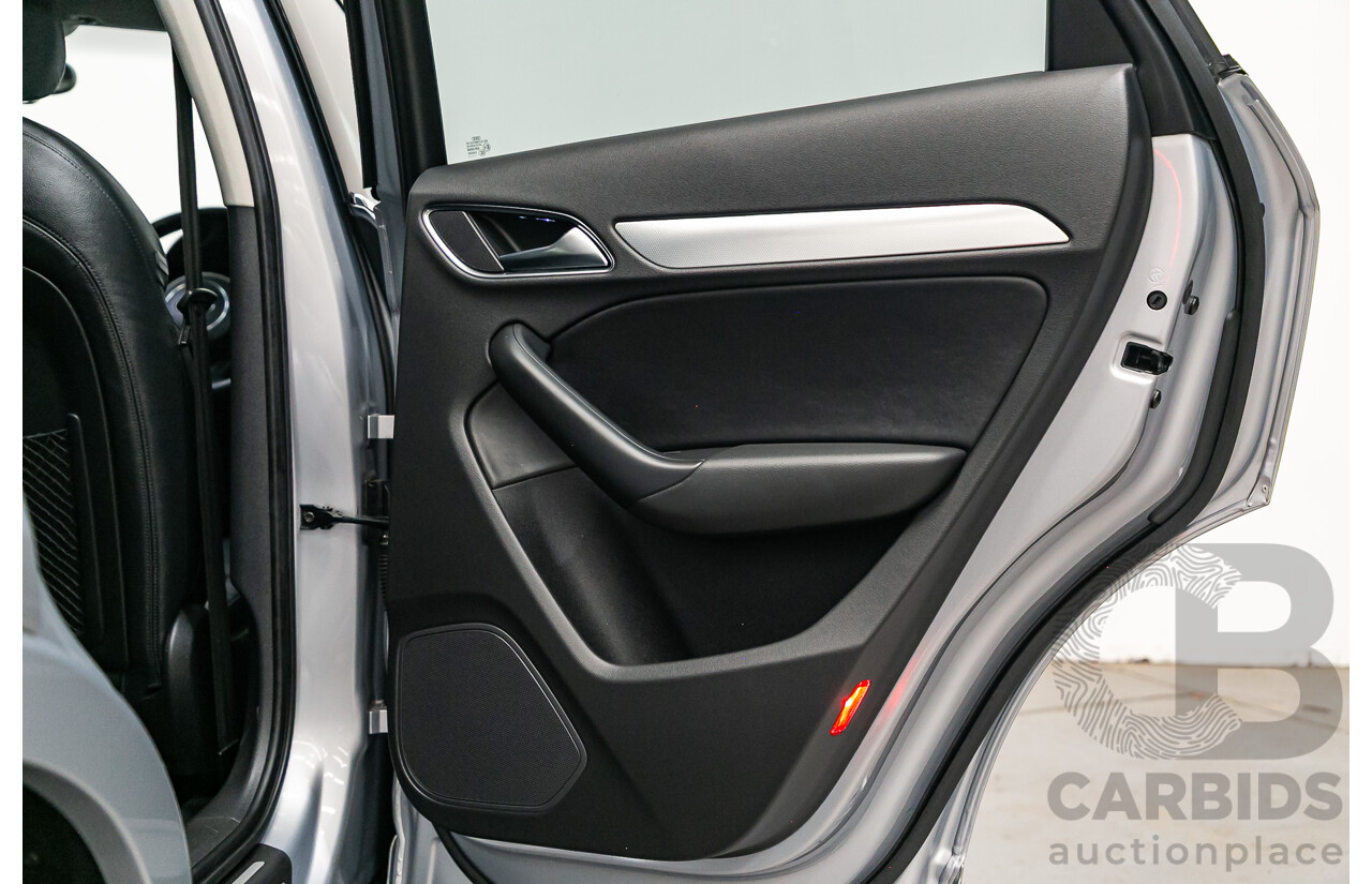 5/2015 Audi Q3 2.0 TFSI SPORT QUATTRO (132kW) AWD 8U MY16 4D Wagon Florett Silver Metallic Turbo 2.0L