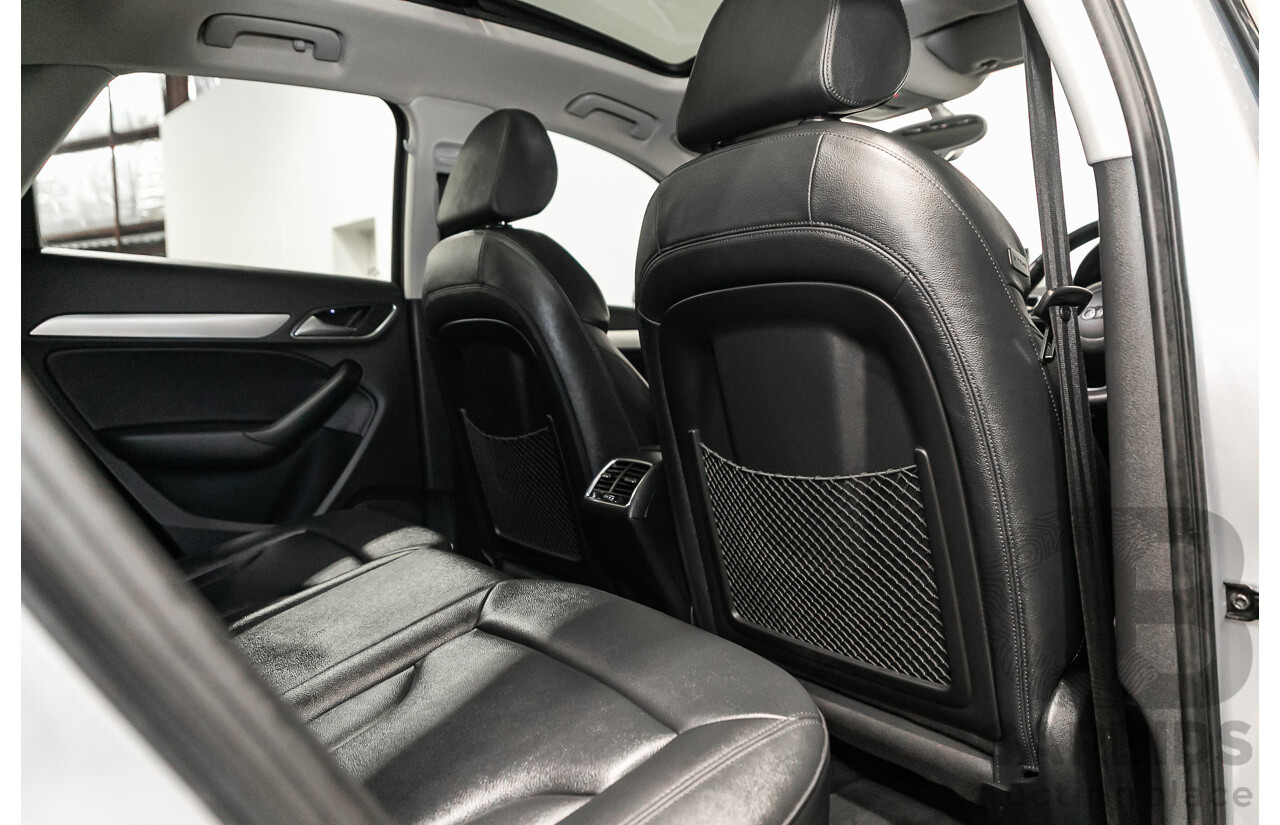 5/2015 Audi Q3 2.0 TFSI SPORT QUATTRO (132kW) AWD 8U MY16 4D Wagon Florett Silver Metallic Turbo 2.0L