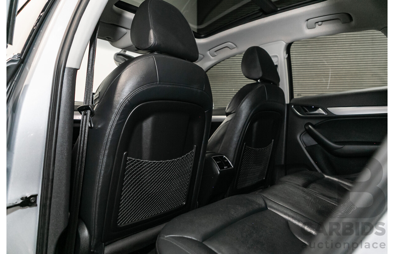 5/2015 Audi Q3 2.0 TFSI SPORT QUATTRO (132kW) AWD 8U MY16 4D Wagon Florett Silver Metallic Turbo 2.0L