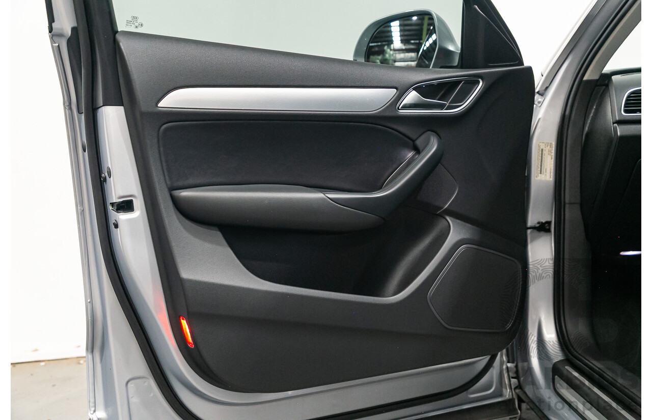 5/2015 Audi Q3 2.0 TFSI SPORT QUATTRO (132kW) AWD 8U MY16 4D Wagon Florett Silver Metallic Turbo 2.0L