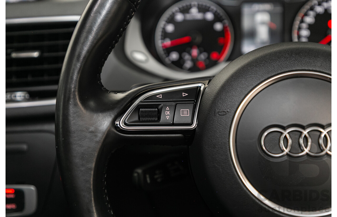 5/2015 Audi Q3 2.0 TFSI SPORT QUATTRO (132kW) AWD 8U MY16 4D Wagon Florett Silver Metallic Turbo 2.0L