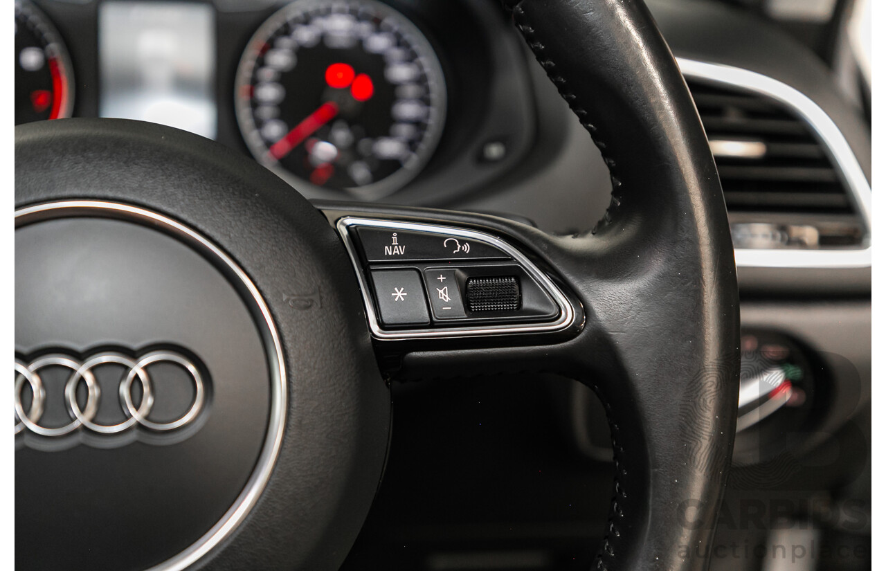 5/2015 Audi Q3 2.0 TFSI SPORT QUATTRO (132kW) AWD 8U MY16 4D Wagon Florett Silver Metallic Turbo 2.0L