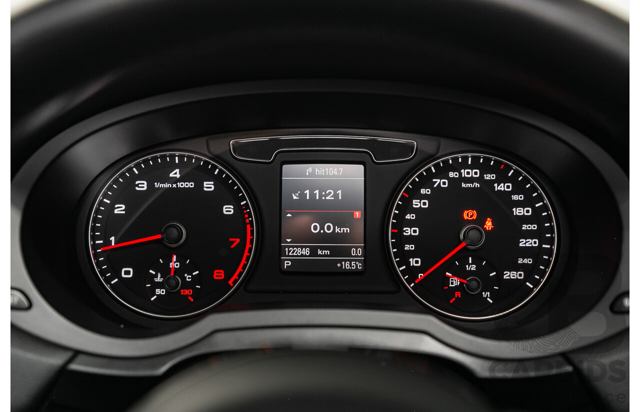 5/2015 Audi Q3 2.0 TFSI SPORT QUATTRO (132kW) AWD 8U MY16 4D Wagon Florett Silver Metallic Turbo 2.0L