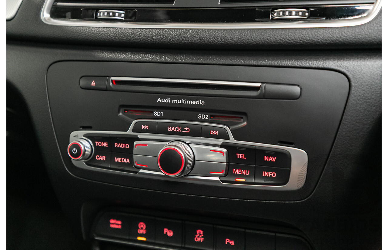 5/2015 Audi Q3 2.0 TFSI SPORT QUATTRO (132kW) AWD 8U MY16 4D Wagon Florett Silver Metallic Turbo 2.0L