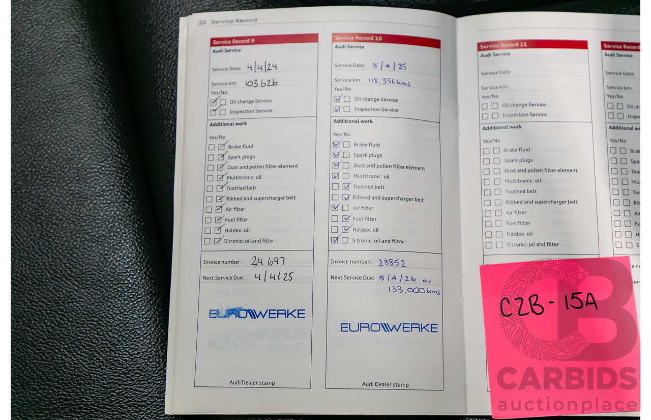 5/2015 Audi Q3 2.0 TFSI SPORT QUATTRO (132kW) AWD 8U MY16 4D Wagon Florett Silver Metallic Turbo 2.0L