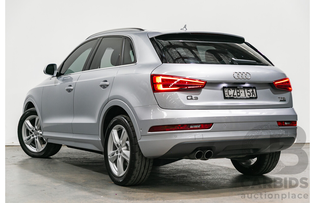 5/2015 Audi Q3 2.0 TFSI SPORT QUATTRO (132kW) AWD 8U MY16 4D Wagon Florett Silver Metallic Turbo 2.0L