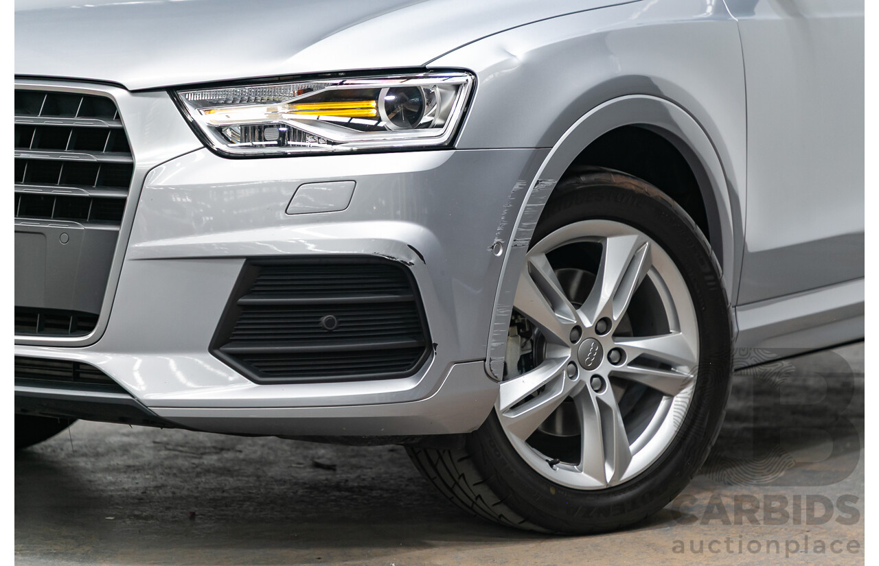5/2015 Audi Q3 2.0 TFSI SPORT QUATTRO (132kW) AWD 8U MY16 4D Wagon Florett Silver Metallic Turbo 2.0L