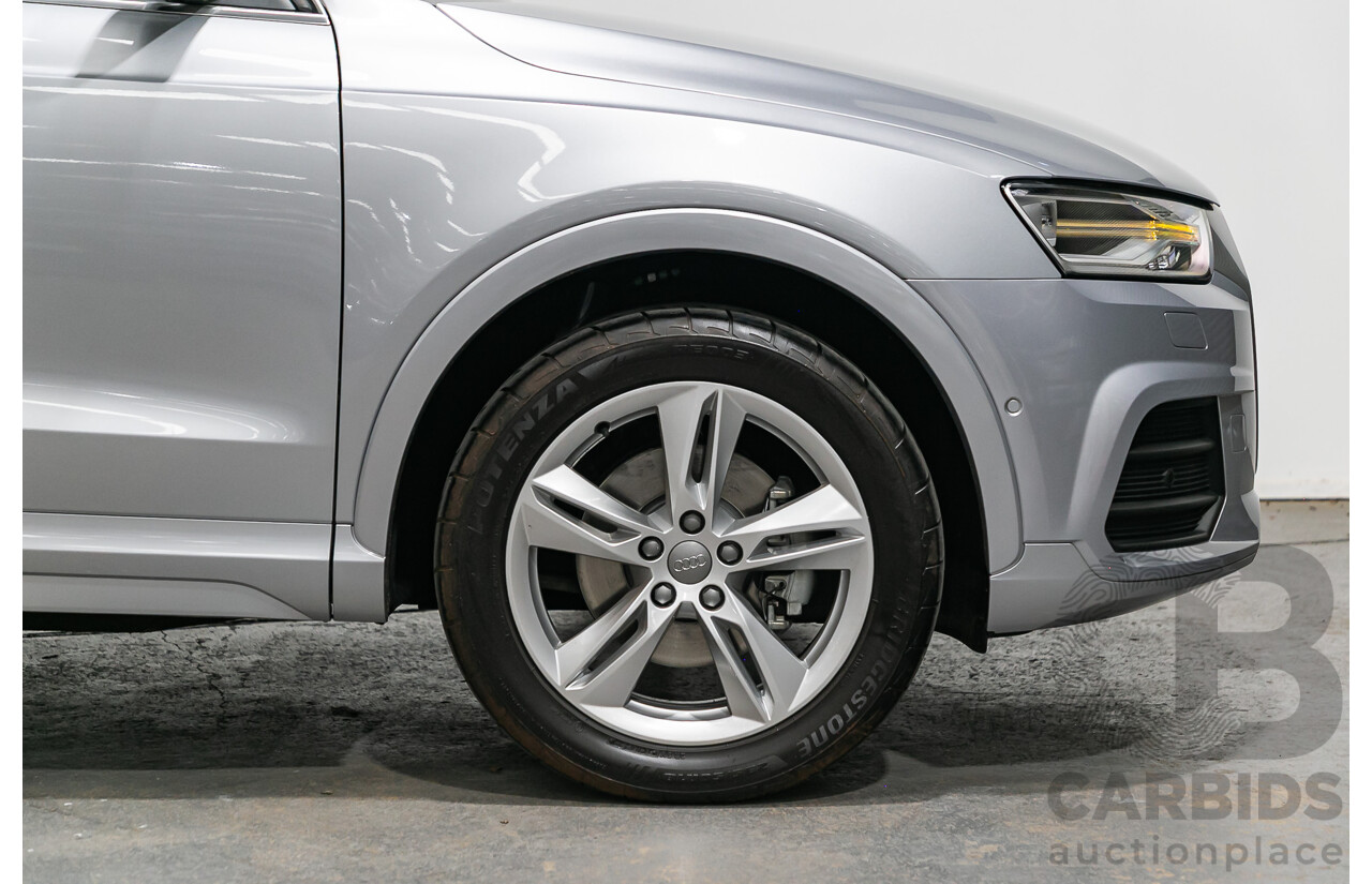 5/2015 Audi Q3 2.0 TFSI SPORT QUATTRO (132kW) AWD 8U MY16 4D Wagon Florett Silver Metallic Turbo 2.0L