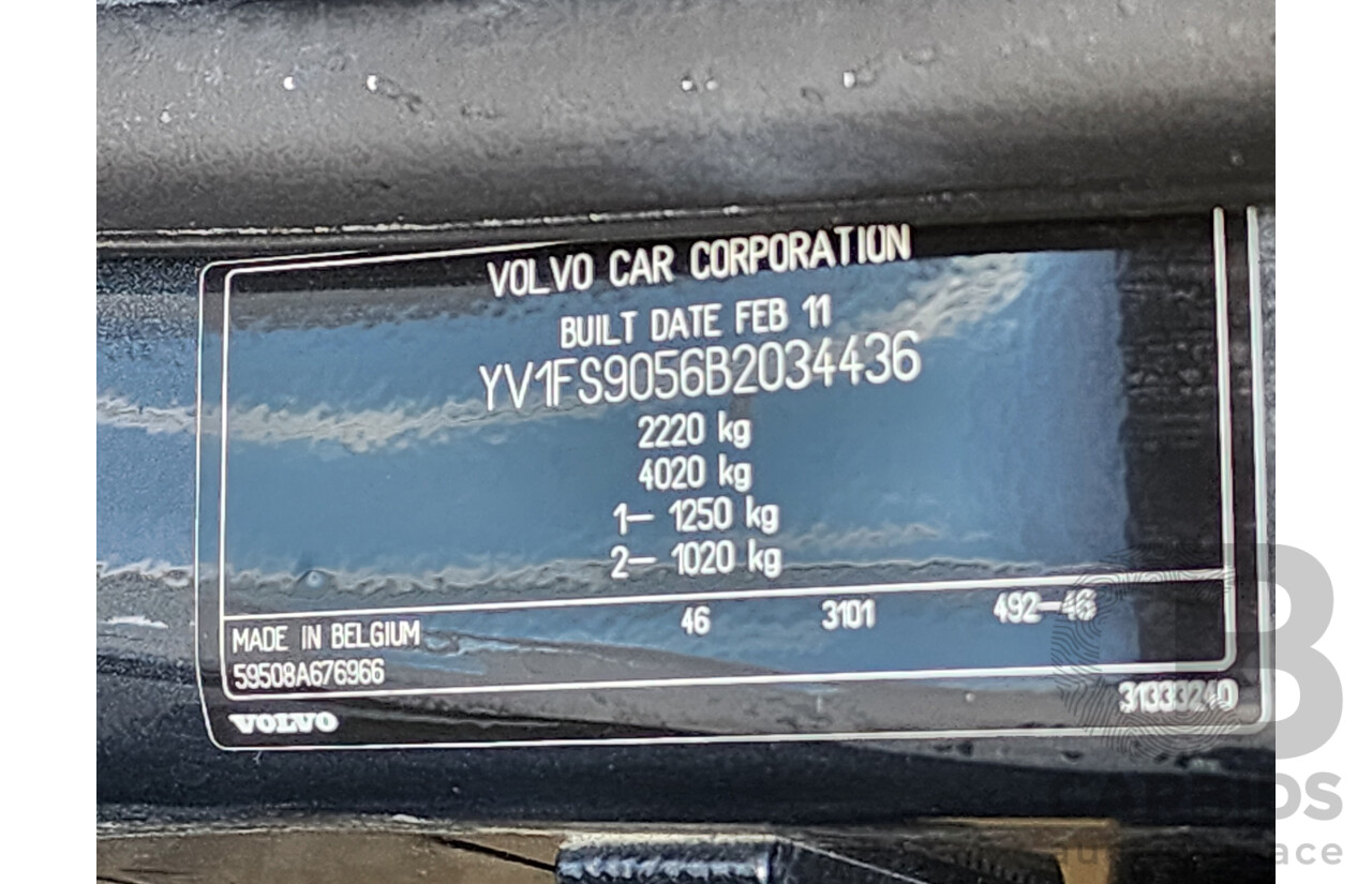 7/2011 Volvo S60 T6 F 4d Sedan Grey 3.0L