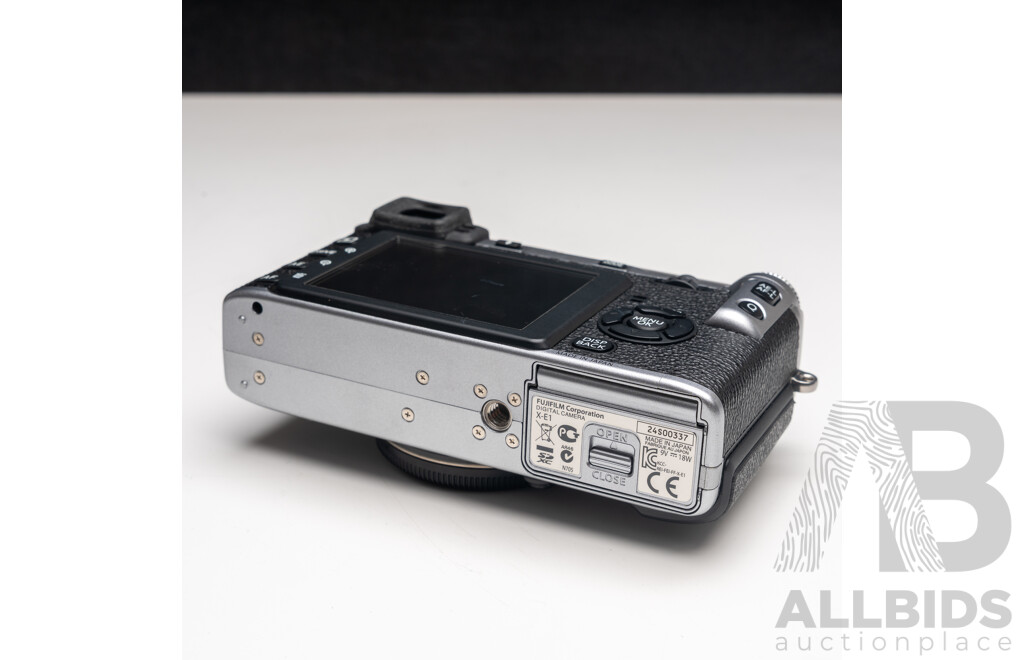 FujiFilm X-E1 Digital Camera with Fujinon Aspherical Super EBC XF 18–55mm F/2.8–4 Lens and Charger, with Canon PowerShot G11 Digital Camera with Leather Case and Charger