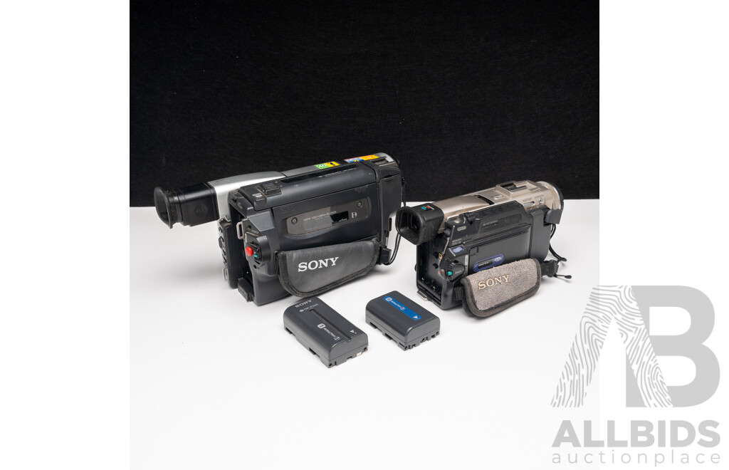 Sony Digital Video Camera Recorders DCR-TRV120 and DCR-TRV10 with Carl Zeiss Optics