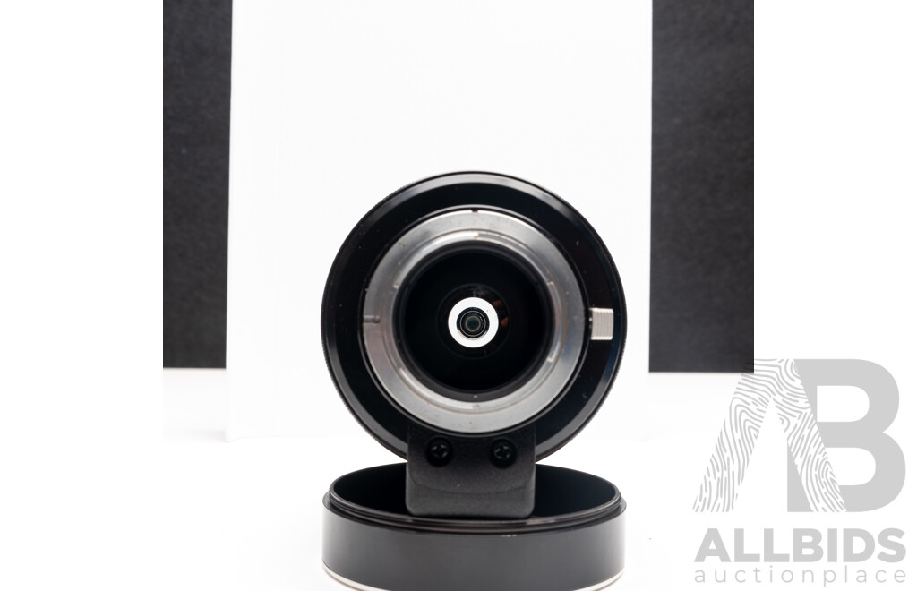 Nikon F Camera with 50mm F/1.4 Lens, Nikon 20mm F/3.5 Lens, Nikon 70–210mm F/4–5.6 Lens, Nikon 500mm F/8 Mirror Lens and Nikon CoolScan IV Digital Scanner