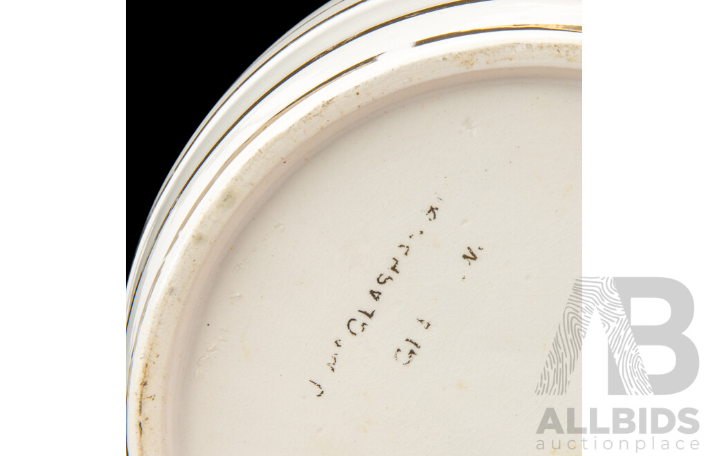 Vintage Ceramic Whisky Barrell with Brass Tap