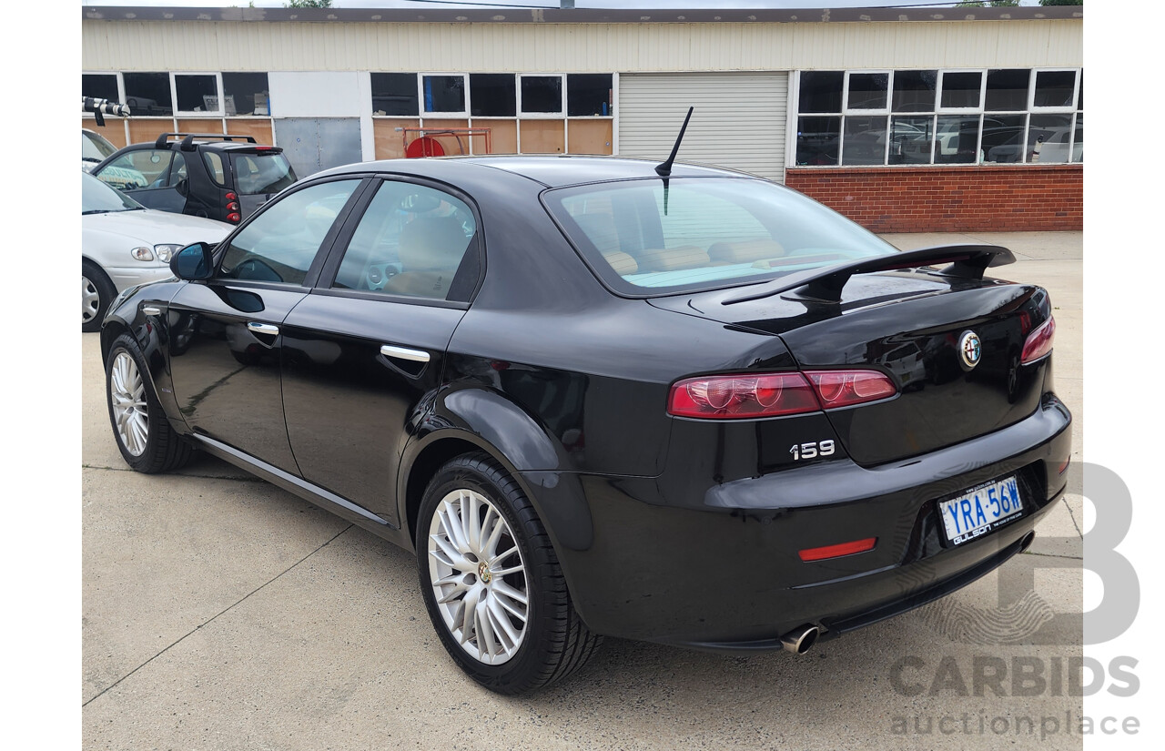 5/2010 Alfa Romeo 159 2.2 JTS MY09 4d Sedan Black 2.2L