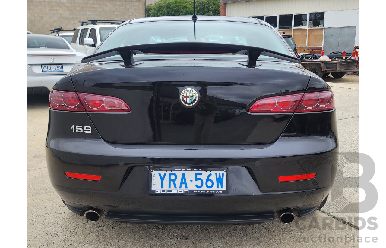 5/2010 Alfa Romeo 159 2.2 JTS MY09 4d Sedan Black 2.2L