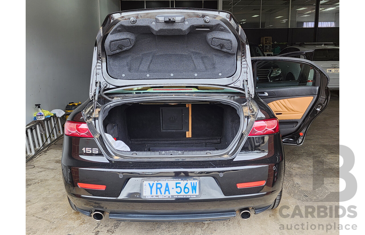 5/2010 Alfa Romeo 159 2.2 JTS MY09 4d Sedan Black 2.2L