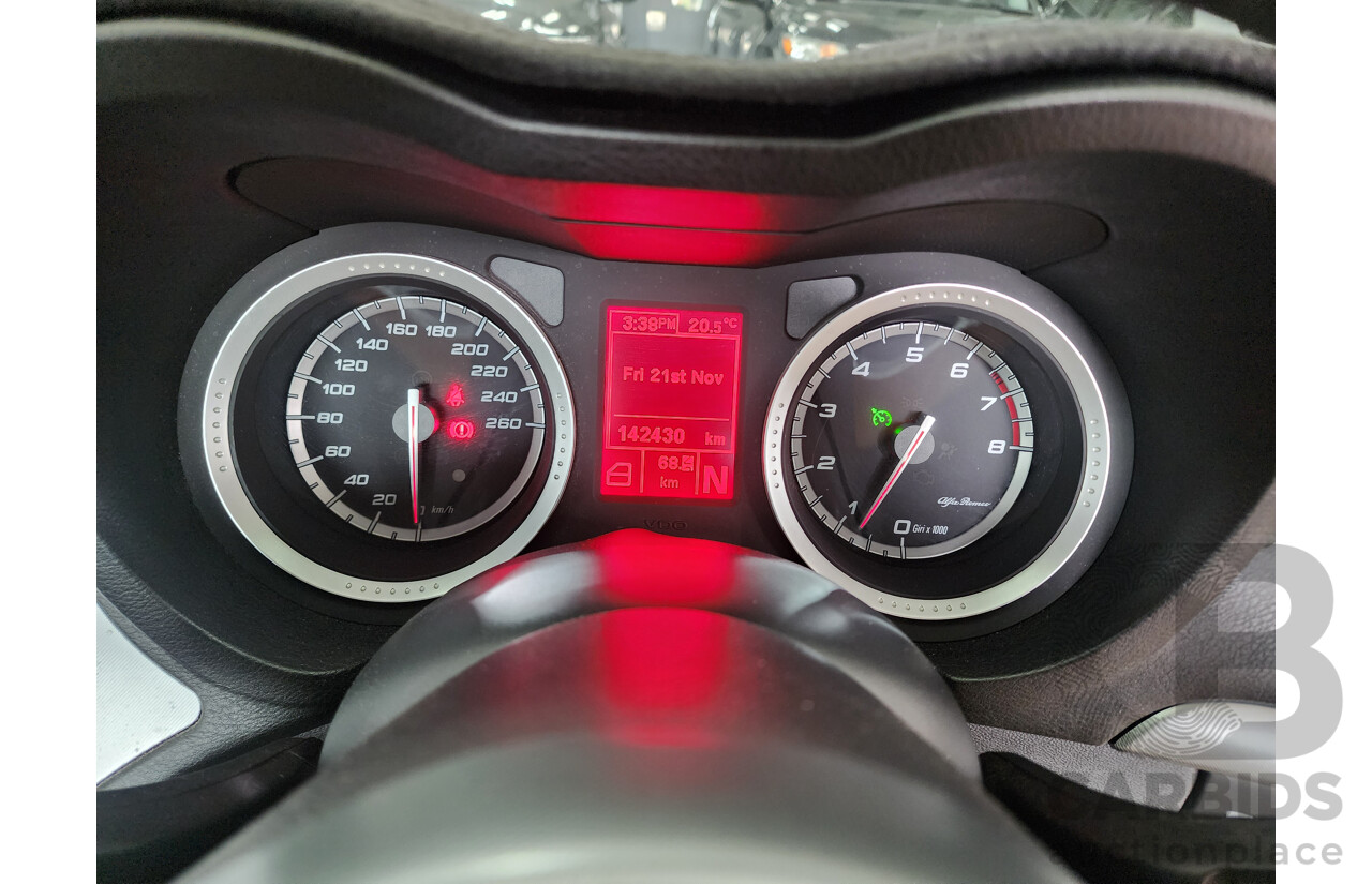 5/2010 Alfa Romeo 159 2.2 JTS MY09 4d Sedan Black 2.2L