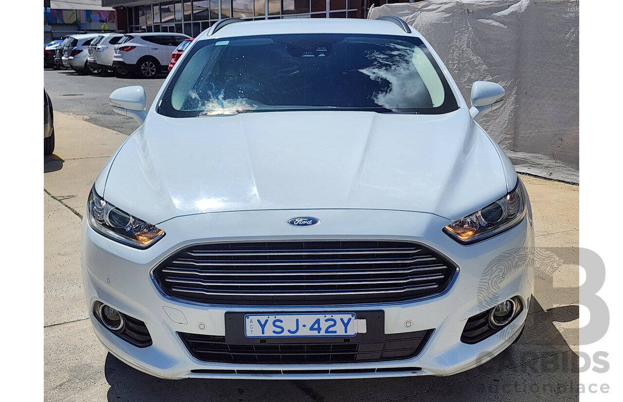 1/2017 Ford Mondeo Trend TDCi MD 4d Wagon White 2.0L