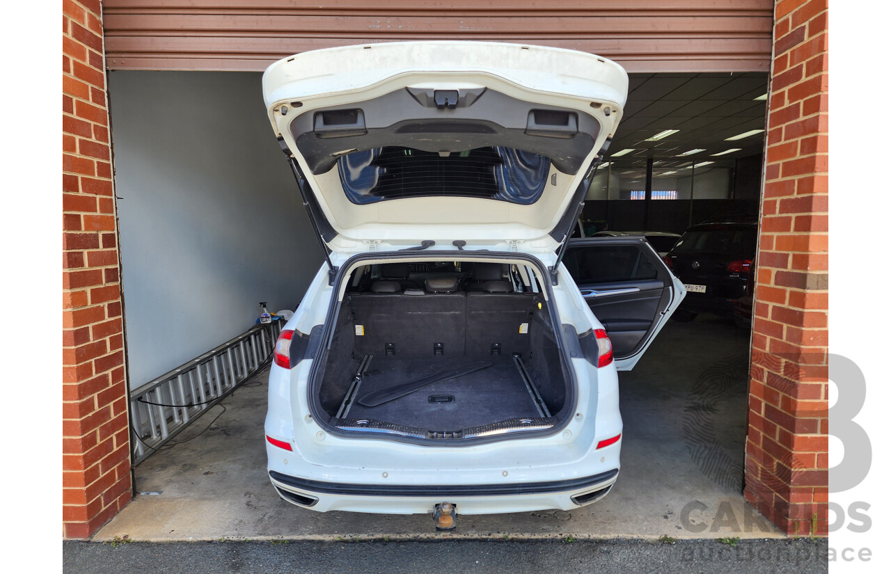 1/2017 Ford Mondeo Trend TDCi MD 4d Wagon White 2.0L