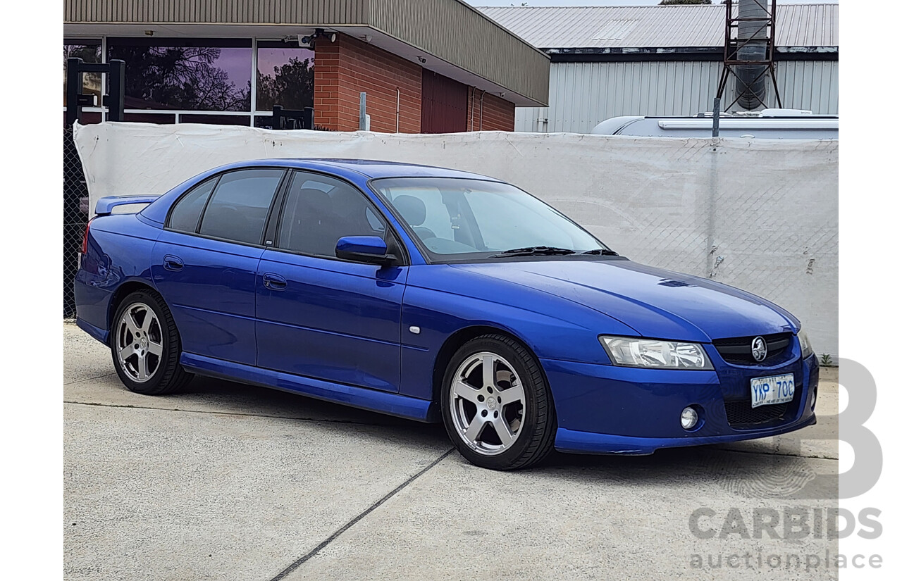 4/2006 Holden Commodore SV6 VZ MY06 4d Sedan Blue 3.6L
