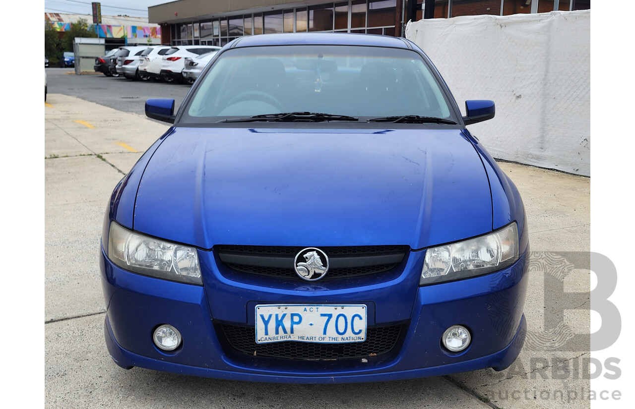 4/2006 Holden Commodore SV6 VZ MY06 4d Sedan Blue 3.6L