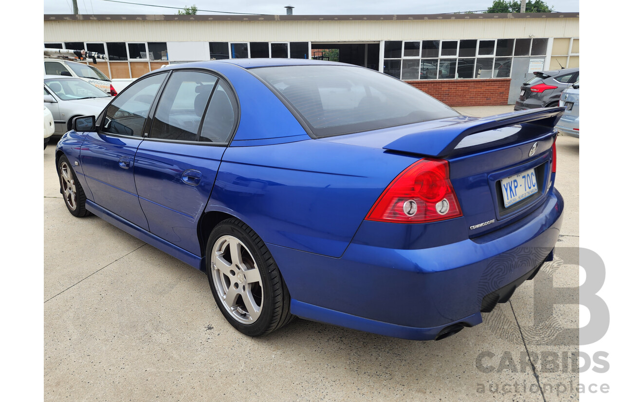 4/2006 Holden Commodore SV6 VZ MY06 4d Sedan Blue 3.6L