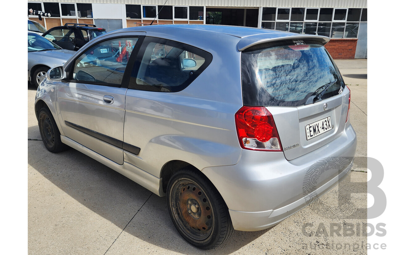9/2007 Holden Barina  TK MY07 3d Hatchback Silver 1.6L