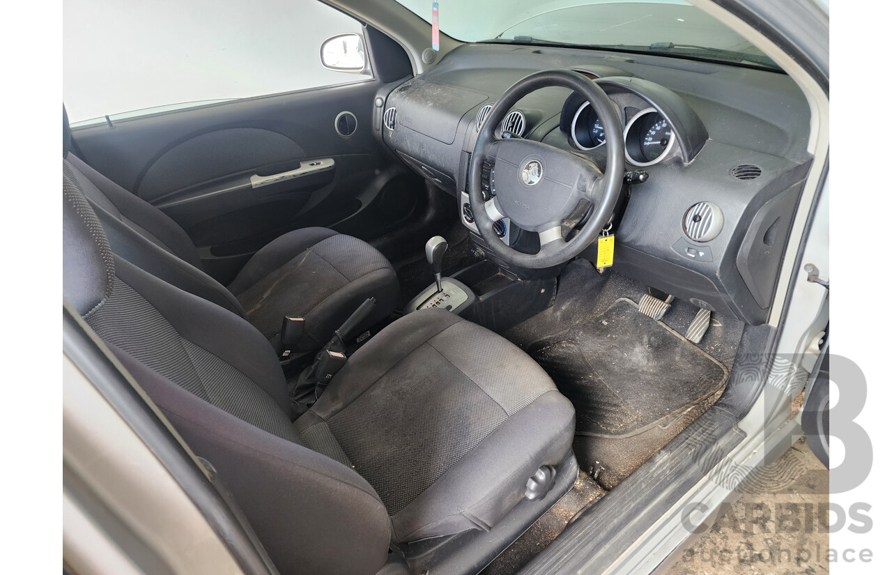 9/2007 Holden Barina  TK MY07 3d Hatchback Silver 1.6L